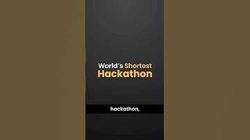 The World’s Shortest Hackathon Is Happening SOON
