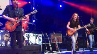 Sara James and The Hess Brothers THON 2017 performance at the Bryce Jordan Center  2-18-2017