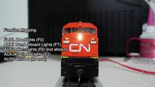 Rapido C40-8M Dash 8 CN 2400 DCC Sound Custom Build Part 2