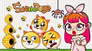DOGOページ I HAVE TO DRAW TO SAVE MY DOG FROM THE BEES! (Save The Doge) - YouTube