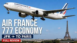 Overnight to Paris 🇫🇷 | Air France 777 Economy from New York (Full Experience)