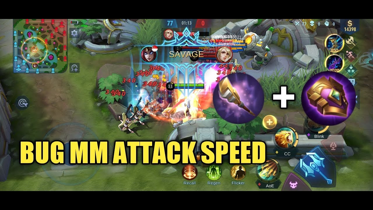 BUG ALL MM | BUG HERO MM | MOBILE LEGENDS | BUG MM ATTACK SPEED ...