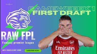IS THIS THE BEST FPL DRAFT OF 25/26? MY FIRST FPL DRAFT 25/26 - FANTASY FOOTBALL - TOP 8K FINISHER