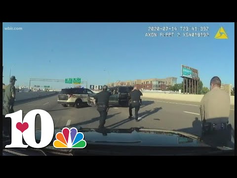 Body cam footage of I-40 shootout in 2020