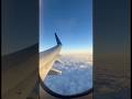 40,000 FEET ABOVE THE CLOUDS ✈️😱 INSIDE FLIGHT VIEW #shorts