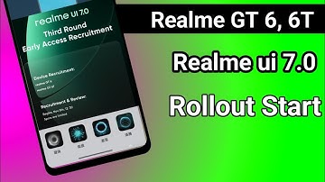 Realme GT 6 and Gt 6T Realme ui 7.0 Android 16 Update Rollout Start | Android 16 New Feature