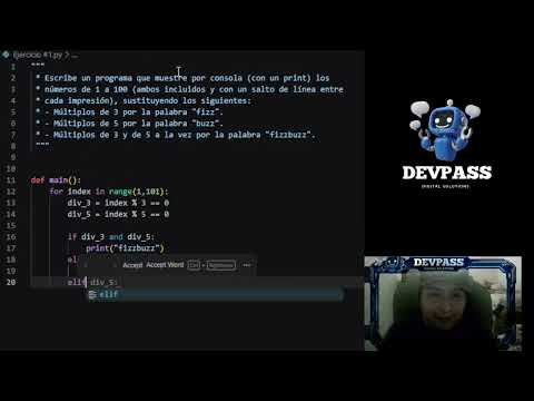 🚀 Cómo resolver FIZZBUZZ en PYTHON (¡Lo que te piden en entrevistas!) 🐍
