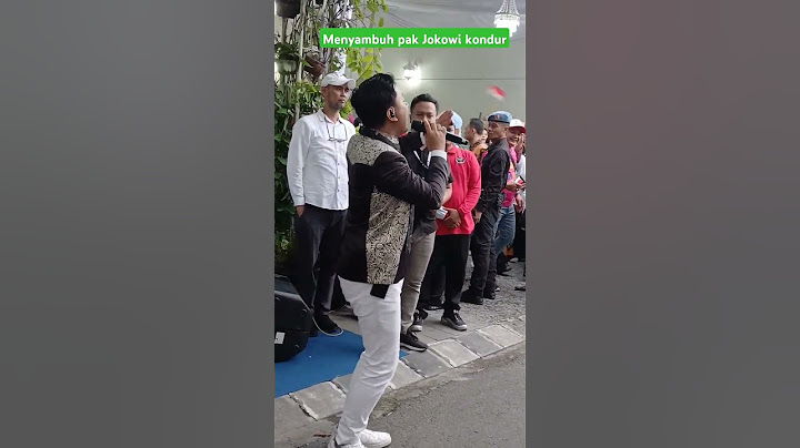 MERIAH BANGET MENYAMBUT PAK JOKOWI KONDUR