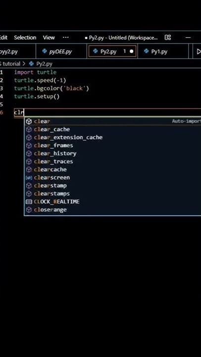 graphic animation using python - YouTube
