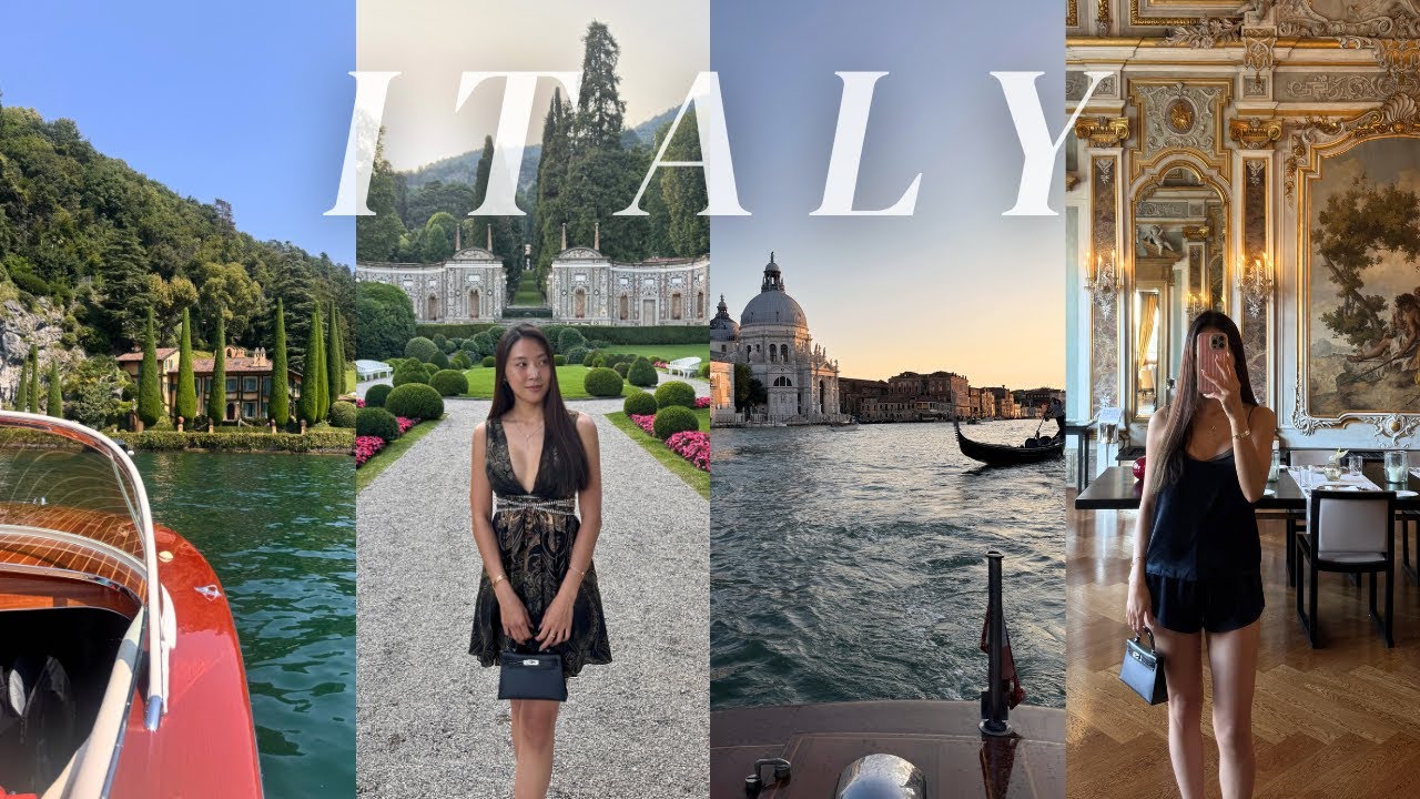 ITALY TRAVEL VLOG • VENICE, LAKE COMO, ROME • ITALIAN SUMMER 2025 PART 1