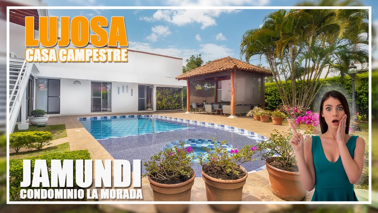 VENTA CASA CAMPESTRE LUJOSA CONDOMINIO LA MORADA JAMUNDI