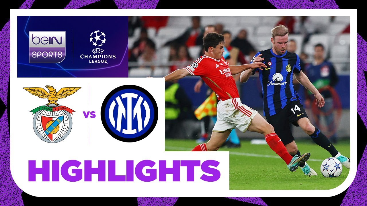 Benfica v Inter | Champions League 23/24 | Match highlights