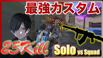 【CODモバイル】バトロワ 迷ったらこれを使え！最強カスタムでソロスク23キル！#codmobile
