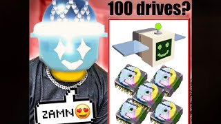 Getting 100 Glitched Drives As a Blue Hive - Bee Swarm Simulator