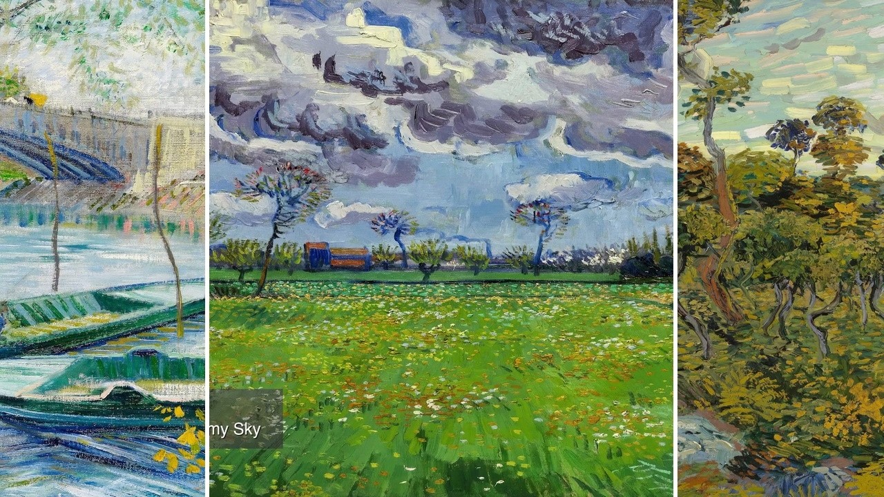 Vincent van Gogh Art TV — Silent Art Gallery · September 8 Afternoon | Landscape Unde… & others