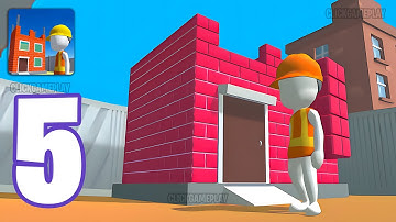 Pro Builder 3D Gameplay Walkthrough Part 5 - Tutorial Build A Home (Android,iOS)