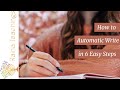 How to automatic write in 6 easy steps  raina teachings