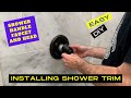 Install Delta Shower Trim Kit (Faucet Valve & Handle, Tub Spout, and Shower Head)