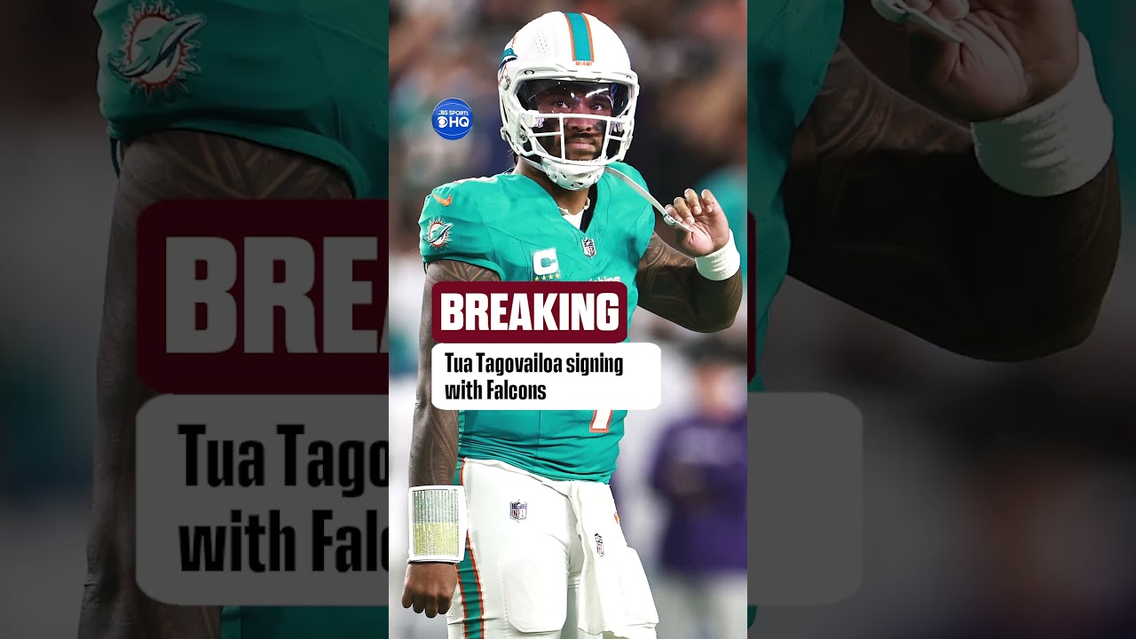 Falcons are signing Tua Tagovailoa to a 1-year $1.3M deal #nfl #falcons