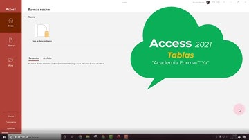 Bases de datos en Access 2021 - Crear tablas - "Academia FormaT-Ya" (1/4)