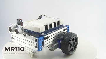 Basic car with ultrasonic sensor｜MR110 Project 03｜MATRIX Mini