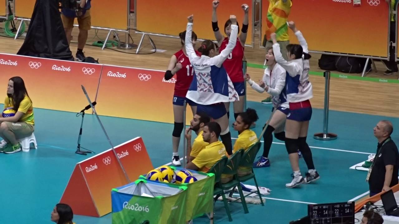 Rio 2016 South Korea Women Volleyball dance YouTube