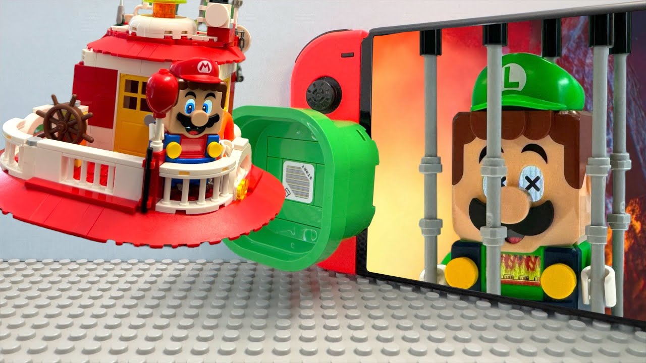 Lego Mario выходит на Nintendo Switch, чтобы спасти Луиджи в Odyssey! История Super Mario Odyssey