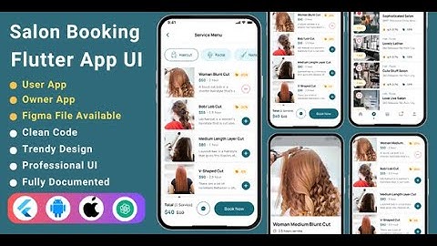 AI-Powered Salon Booking Appointments User App Flutter Template | Saloon Booking App