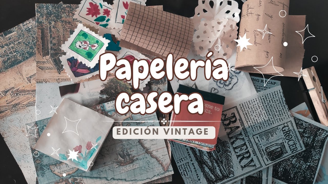 🍂✨ Papelería casera vintage Pt5 (SIN IMPRIMIR)✨🌾