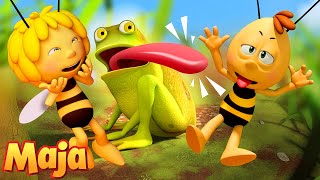 Froschige Rache Maya Und Willy Lernen Eine Lektion Biene Maja Zeichentrick Für Kinder