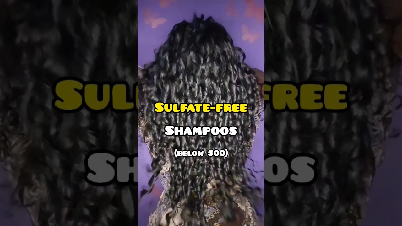 Budget friendly sulfate free shampoos 