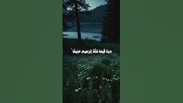 ﴿ قُلْ إِنَّنِي هَدَانِي رَبِّي إِلَىٰ صِرَاطٍ مُّسْتَقِيمٍ…﴾ القارئ: جابر القيطان - سورة الأنعام