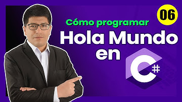(06) Cómo Hacer un HOLA MUNDO en C# con Visual Studio Code — Curso de C#