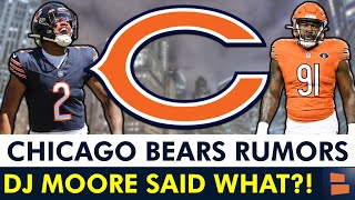 DJ Moore Said WHAT About Caleb Williams?! Chicago Bears Re-Signing Yannick Ngakoue? | Bears Rumors