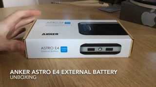 Anker Astro E4 External Battery Unboxing