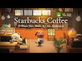 【あつ森BGM】スターバックスで聴くリラックスジャズ☕️カフェの音と癒しの時間【ACNH / 作業用BGM / 1時間】