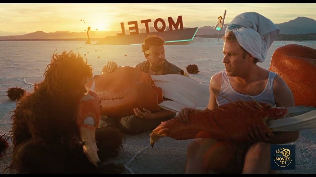 Will Ferrell high eating a crab that was gonna eat him