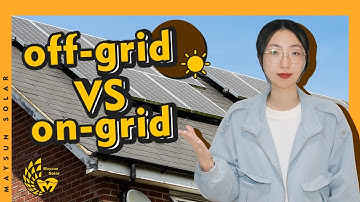Difference between off-grid and on-grid PV systems.