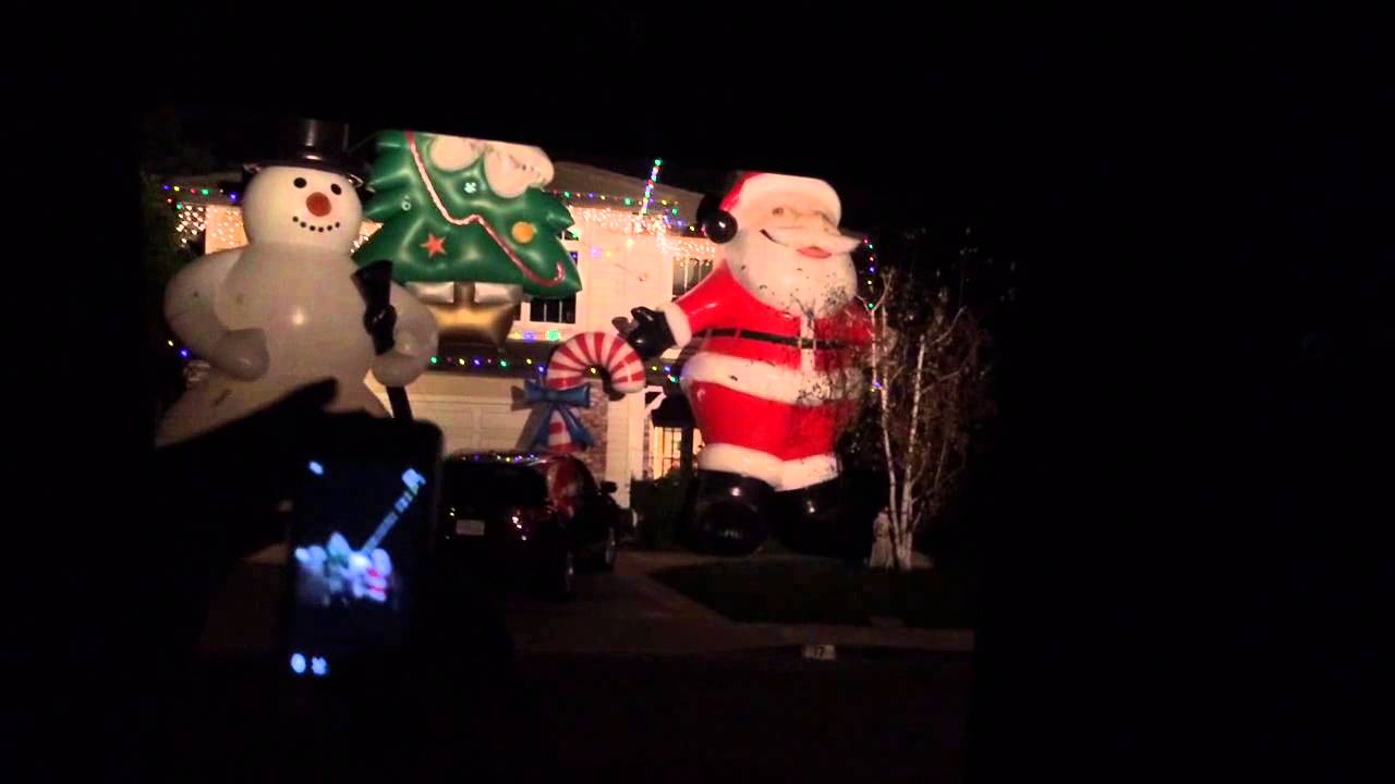 Big BlowUp Santa YouTube