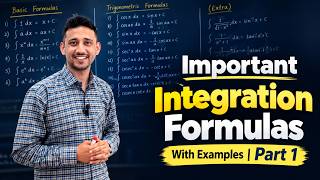 16 Important Integration Formulas with Examples | FSc & BS Mathematics