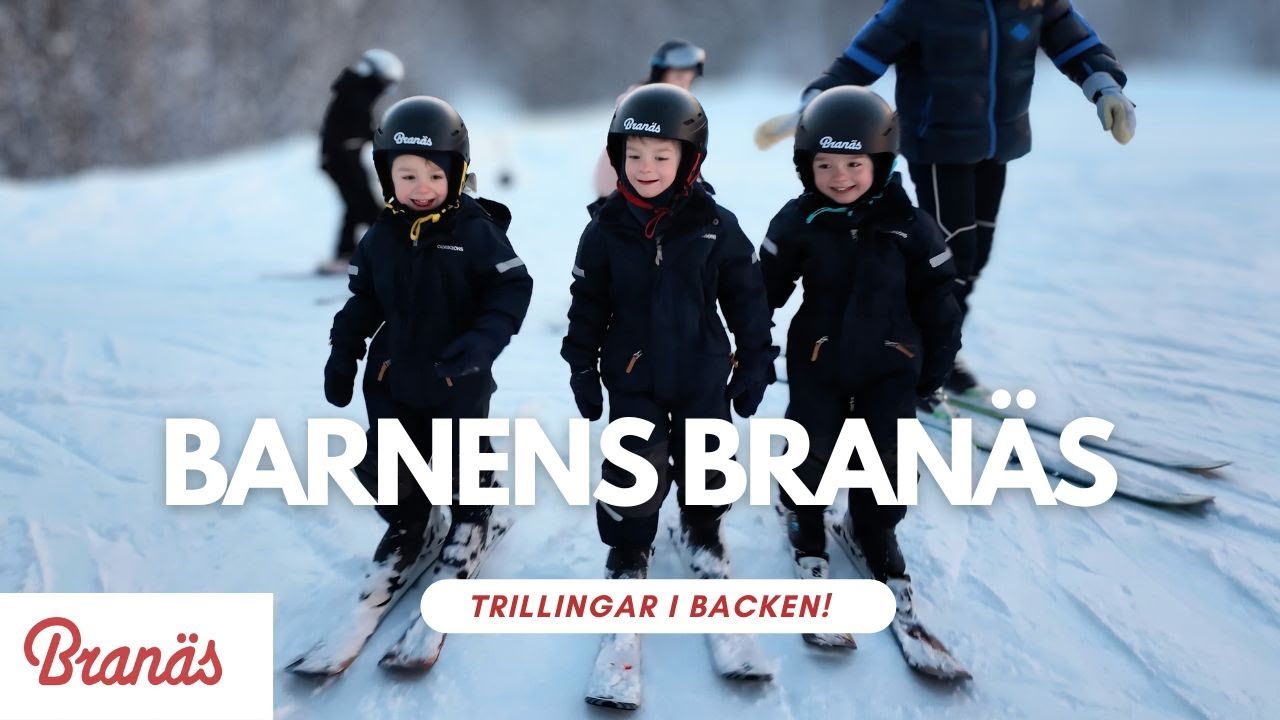 Branäs 2026 – Bästa skidorten för familjer - Trillingarna testar slalom