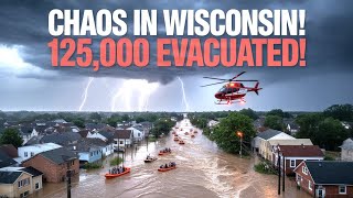 CHAOS in Wisconsin! Flash Floods Swallow Wauwatosa — 125,000 Flee Their Homes