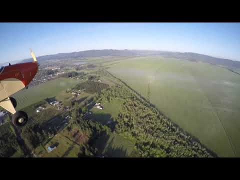 Round trip flight Hobby to Walker to Hobby, Creswell, Oregon.
