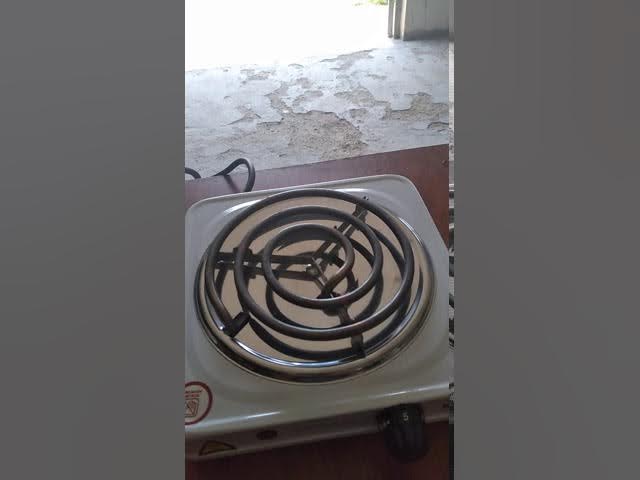 Estufa Cocina Electrica 2 Quemadores Casa Departamento 1500 Vatios Potente  NUEVO