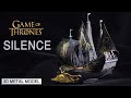 3d metal model  game of thrones silence sailing ship colored