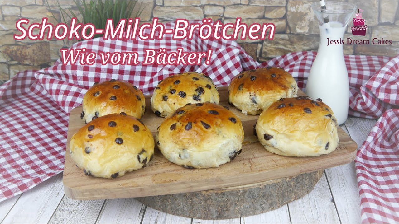 Watteweiche Schoko-Milch-Brötchen wie vom Bäcker! 😋/ Einfach die Besten ...