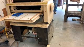 Woodmaster  planer making molding