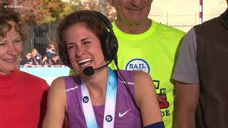 Winner in 2017 BMW Dallas Marathon collapses after crossing finish line