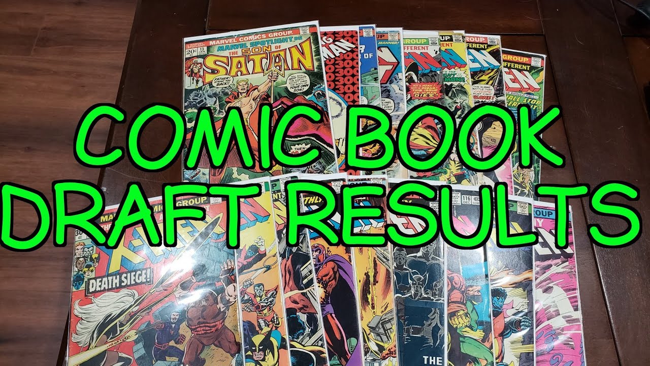 Comic Book Draft Results - YouTube