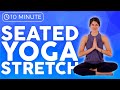 10 min Seated Morning Yoga Stretch for Stiff & Sore Muscles | Sarah Beth Yoga